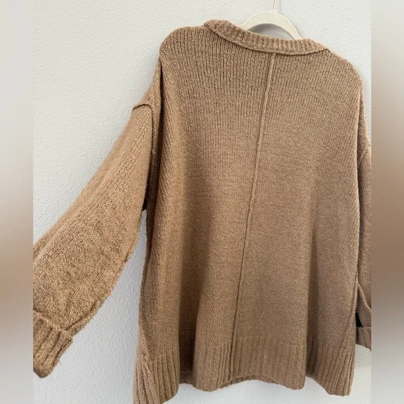 Free People Brookside Tunic Scoop Neck Sweater Small - Picture 6 of 9